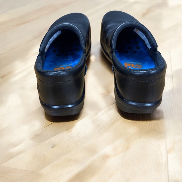 Timberland PRO Women’s Sz 6.5 Newbury Alloy Toe Work Shoes Black Leather ESD - Picture 4 of 11